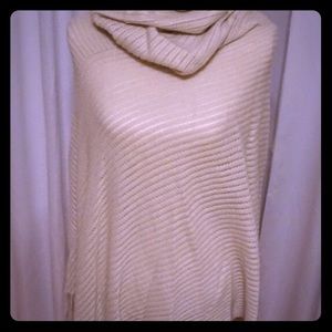 Poncho style sweater